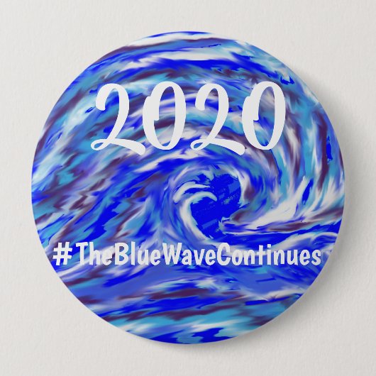 2020 - the Blue Wave continues 缶バッジ (正面)