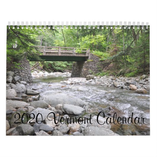 2020 Vermont – カレンダー (カバー)