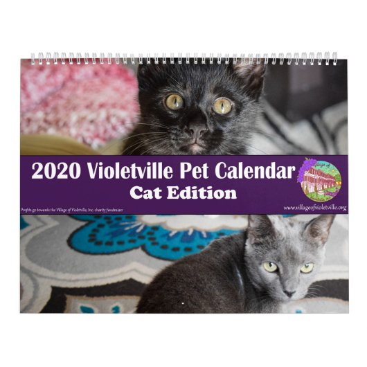 2020 Violetvilleペットカレンダー～ Cat Edition カレンダー (カバー)