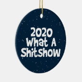 2020 What A Shitshow、トイレ紙ツリー セラミックオーナメント (右)