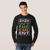 2020 What The Fucculent Cactus Succulents   Garden Tシャツ (正面フル)