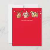 2020 WOOF YEAR DOG CHRISTMAS おもしろい (裏面)