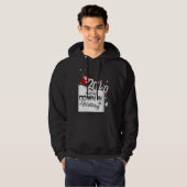 2020 You'll Go Down In History Santa Pushing Off C パーカ (正面フル)