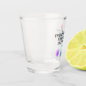 2021おもしろいことわざショットCovidワクチン ショットグラス (左)