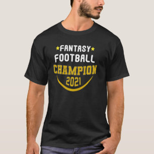 2021おもしろいファンタジーサッカーチャンピオンファンタジーリーグ Tシャツ