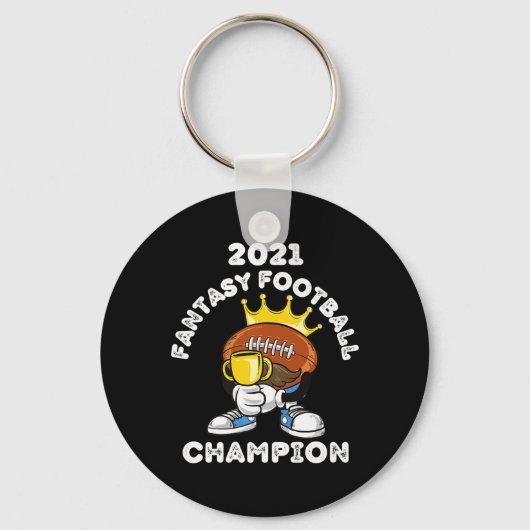 2021おもしろいファンタジーサッカーチャンピオンファンタジーLEAGU キーホルダー (正面)