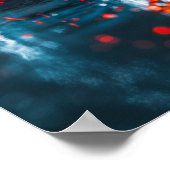 2021お洒落年ポルシェタイカン4Sライトブルーポスター ポスター (角)