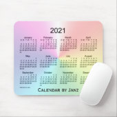2021きらめくカレンダーby Janz Mouse pad マウスパッド (マウス)