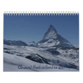 2021のまわりに年のスイス カレンダー (カバー)