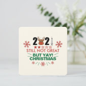 2021まだ素晴らしYay Christmasおもしろいをレビューしない シーズンカード (スタンド正面)