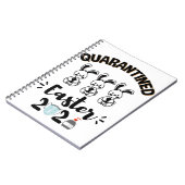 2021イースター隔離 ハッピーイースターTシャツ ノートブック (左側)