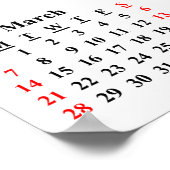 2021ウォールカレンダーレインボーバラポスター ポスター (角)