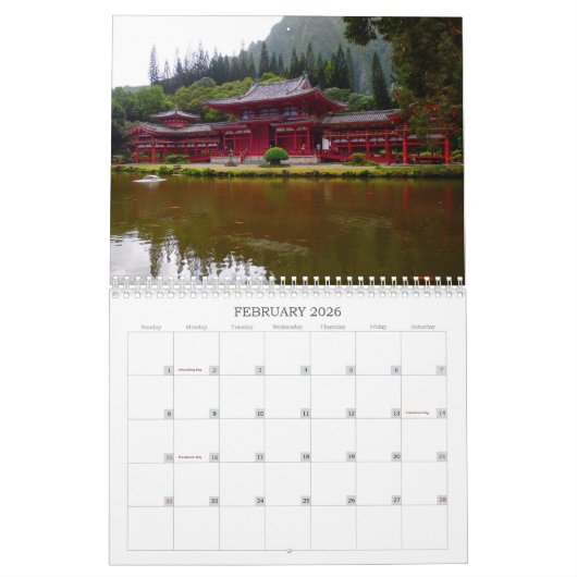 2021オアフ カレンダー (2月 2026)