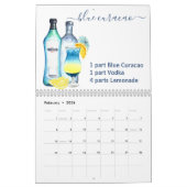 2021カクテル混合飲料レシピアルコールバー カレンダー (2月 2026)