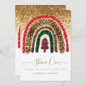 2021カスタムクリスマスレインボー金ゴールドグリッターグラム (正面/裏面)