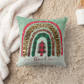 2021カスタムクリスマスレインボー金ゴールドグリッターグラム クッション (ブランケット)