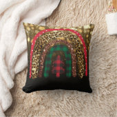 2021カスタムクリスマスレインボー金ゴールドグリッターグラム クッション (ブランケット)