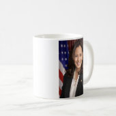 2021カマラハリス民主党副大統領11oz コーヒーマグカップ (正面右)