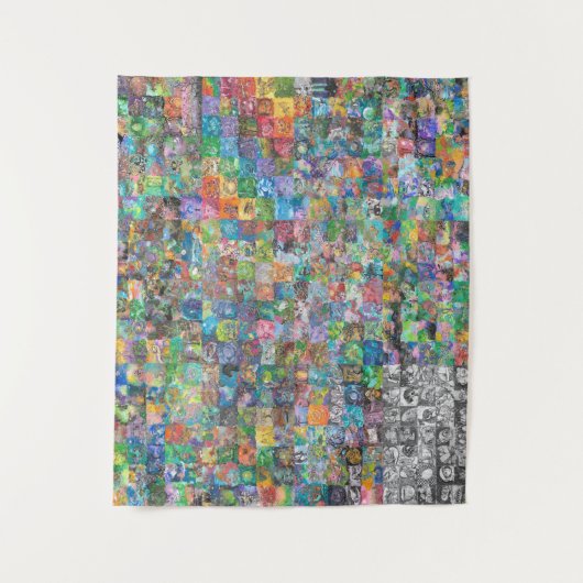 2021カラフル年タペストリー タペストリー (正面)