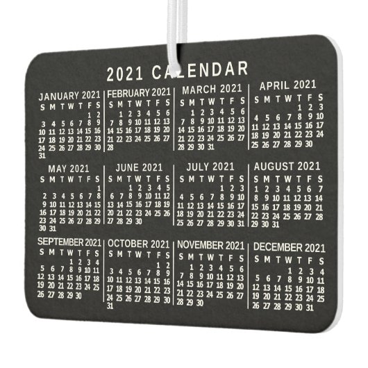 2021カレンダー（新しいバージョンの説明を参照） カーエアーフレッシュナー (左)