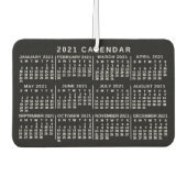 2021カレンダー（新しいバージョンの説明を参照） カーエアーフレッシュナー (正面)