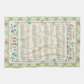 2021カレンダー（新しいバージョンの説明を参照） キッチンタオル (横)