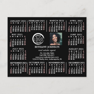 2021カレンダー(新しいバージョンの説明を参照) ポストカード