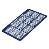 2021カレンダー(新しいバージョンの説明を参照) マグネット (左側)