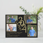 2021クアッドフォトの卒業クラス 招待状 (スタンド正面)