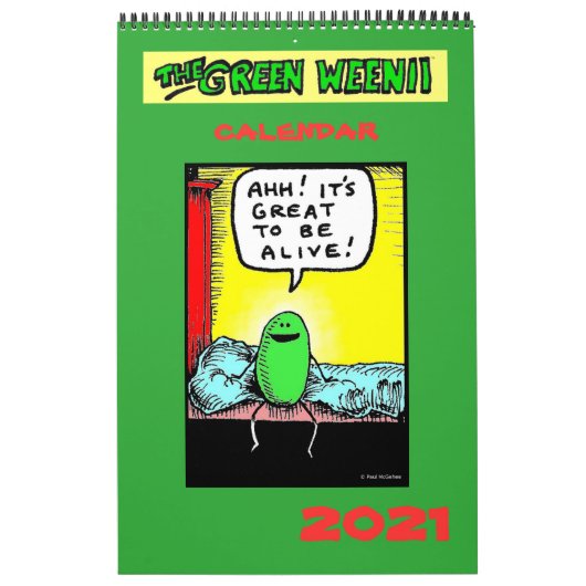 2021グリーンウェアニカレンダー カレンダー (カバー)