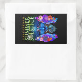 2021グリーンズボロサマー至フェスティバルキープサケ 長方形シール (バッグ)