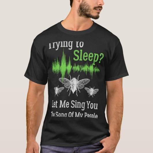 2021シカダスブロッドX素晴らし侵入大声の昆虫C Tシャツ (正面)