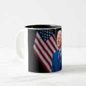 2021ジョーバイデン氏米国大統領ポートレート ツートーンマグカップ (正面左)