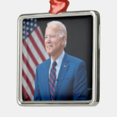 2021ジョーバイデン氏米国大統領ポートレート メタルオーナメント (左)