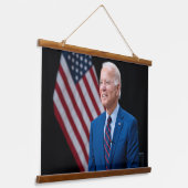 2021ジョーバイデン氏米国大統領ポートレート 吊り下げ型タペストリー (傾斜あり)
