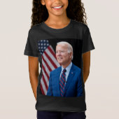 2021ジョーバイデン氏米国大統領ポートレート Tシャツ (正面)