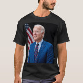 2021ジョーバイデン氏米国大統領ポートレート Tシャツ (正面)