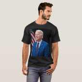 2021ジョーバイデン氏米国大統領ポートレート Tシャツ (正面フル)