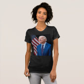 2021ジョーバイデン氏米国大統領ポートレート Tシャツ (正面フル)
