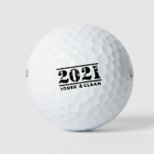 2021ソバー&クリーン回復ソブリティ勇気付けられる ゴルフボール (正面)
