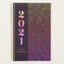 2021タイポグラフィ虹色ホログラフィック紙吹雪