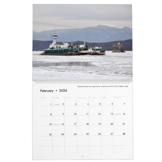 2021タグボートと灯台カレンダー カレンダー (2月 2026)