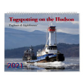 2021タグボートと灯台カレンダー カレンダー (カバー)