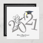 2021ファンキー年卒業招待状 招待状 (正面/裏面)