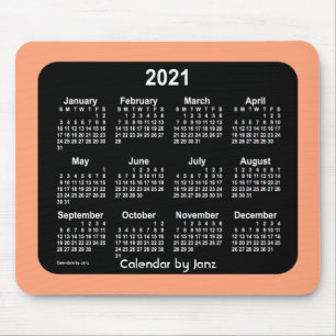 2021ブラックコーラルカレンダーバイジャンツマウスパッド マウスパッド