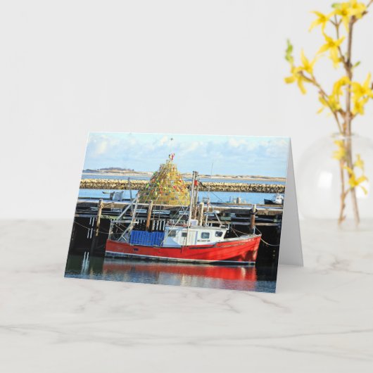 2021プリマスロブスターポットツリー カード (黄色い花)