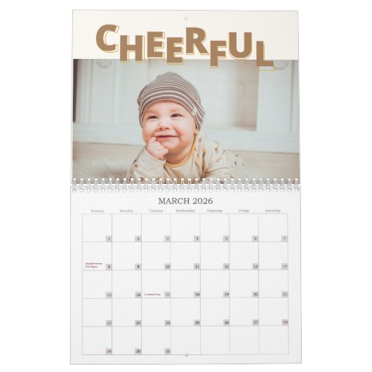 2021ベビーカレン数々のダー写真 カレンダー (3月 2026)