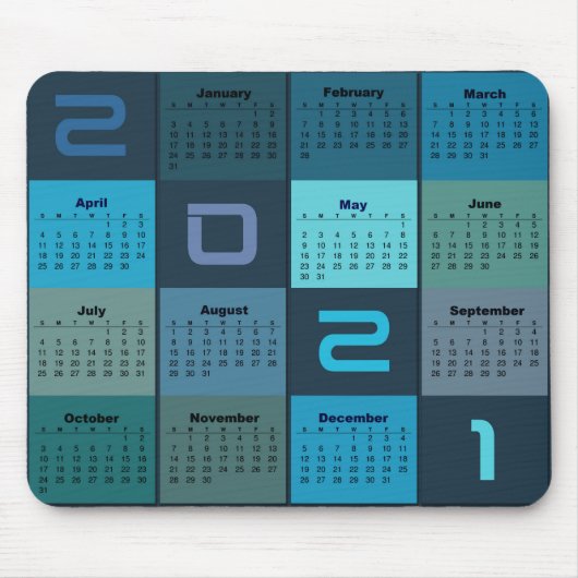 2021マウスパッドカレンダー マウスパッド (正面)