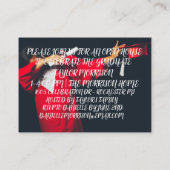 2021ミニマリスト白黒フォト卒業I エンクロージャーカード (裏面)