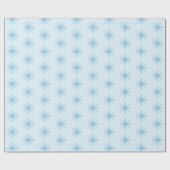 2021ワクチンコロナウイルススノーフレーククリスマス ラッピングペーパー (フラット)